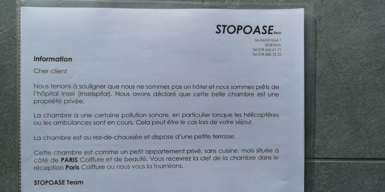 Stopoase Bern Eksteriør bilde